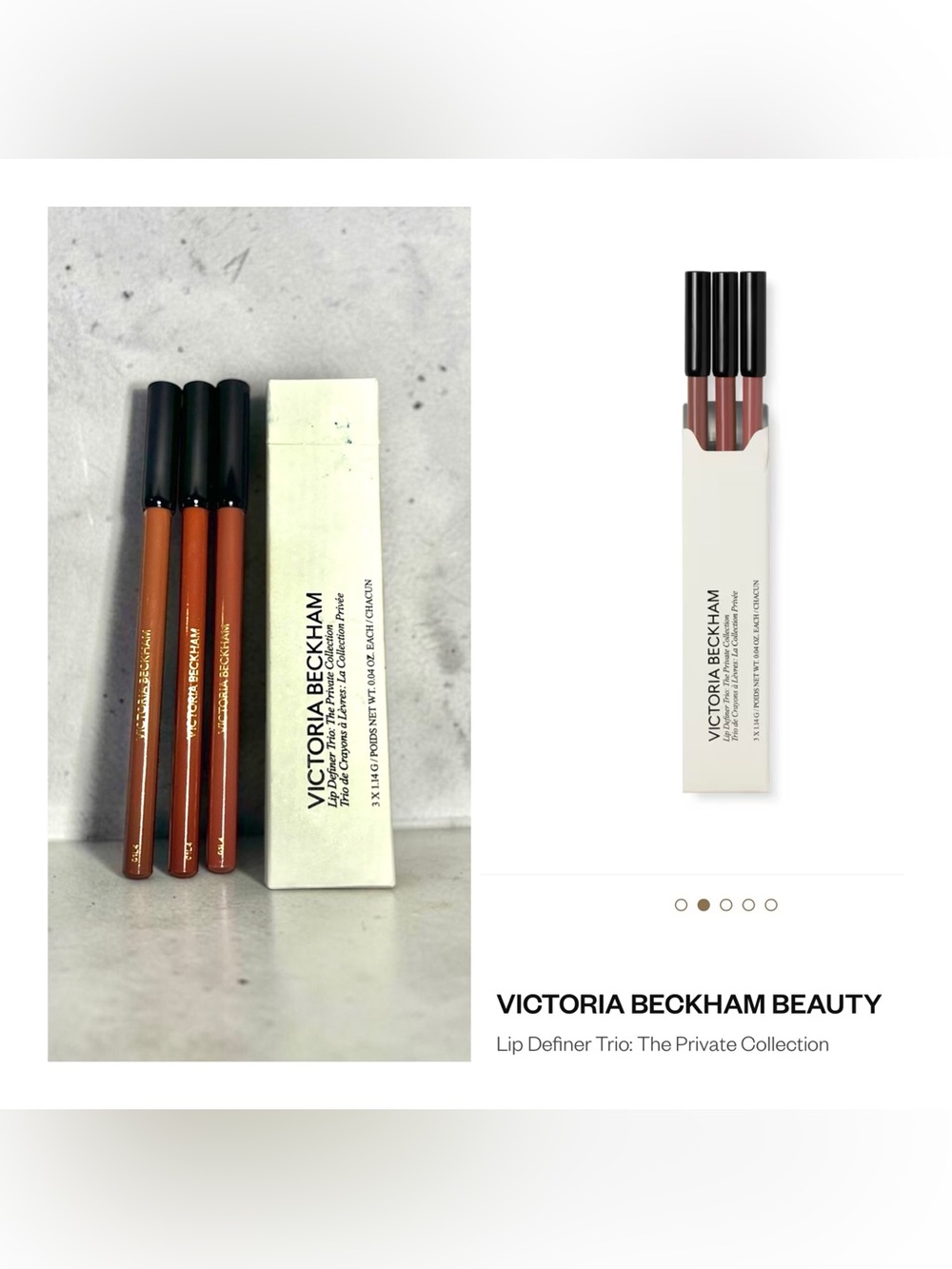 Victoria Beckham Beauty Lip Definer Trio: The Private Collection
